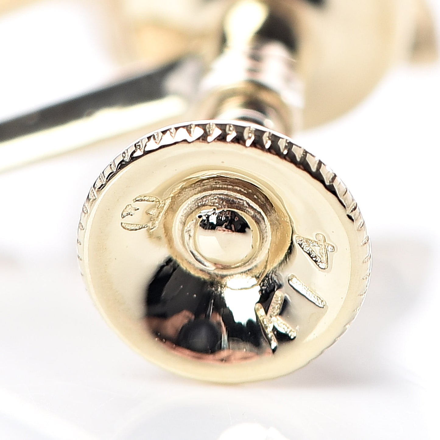 14K Yellow Gold Akoya Pearl 4.5mm Screw Back Earrings