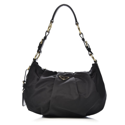 Prada Tessuto Nylon Shoulder Bag Black 1 of 8