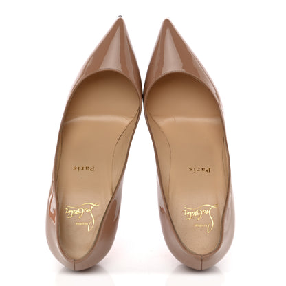 Christian Louboutin Patent Pigalle Follies 100 Pumps 39 Nude 5 of 16