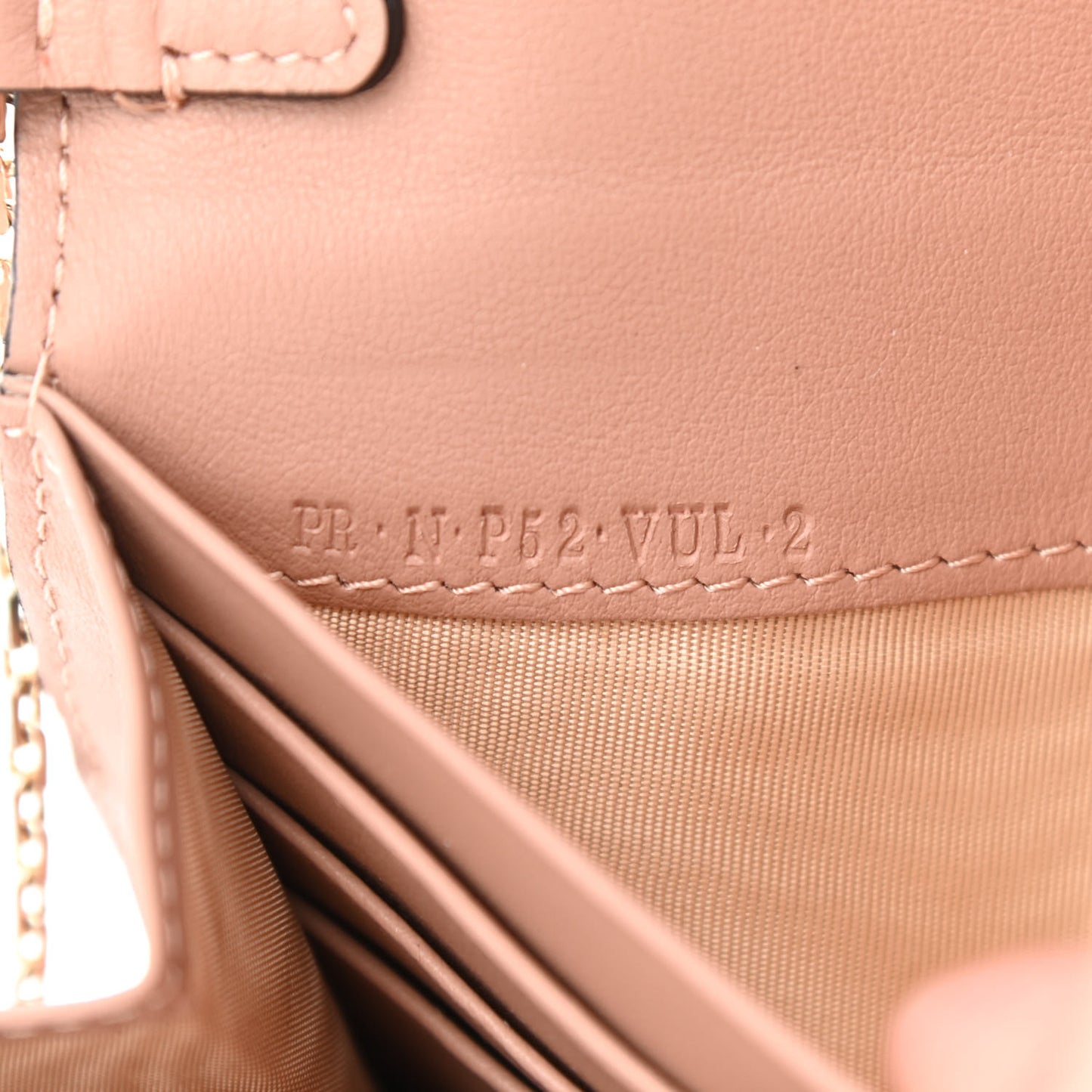 Vitello Rockstud Crossbody Wallet On Chain Skin Sorbet