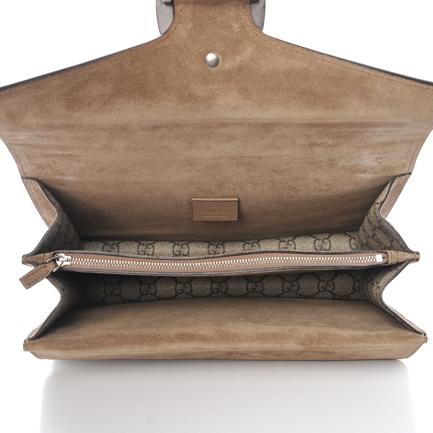 GG Supreme Monogram Small Dionysus Shoulder Bag Taupe