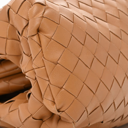 Bottega Veneta Nappa Maxi Intrecciato The Pouch Oversized Clutch Almond 9 of 11