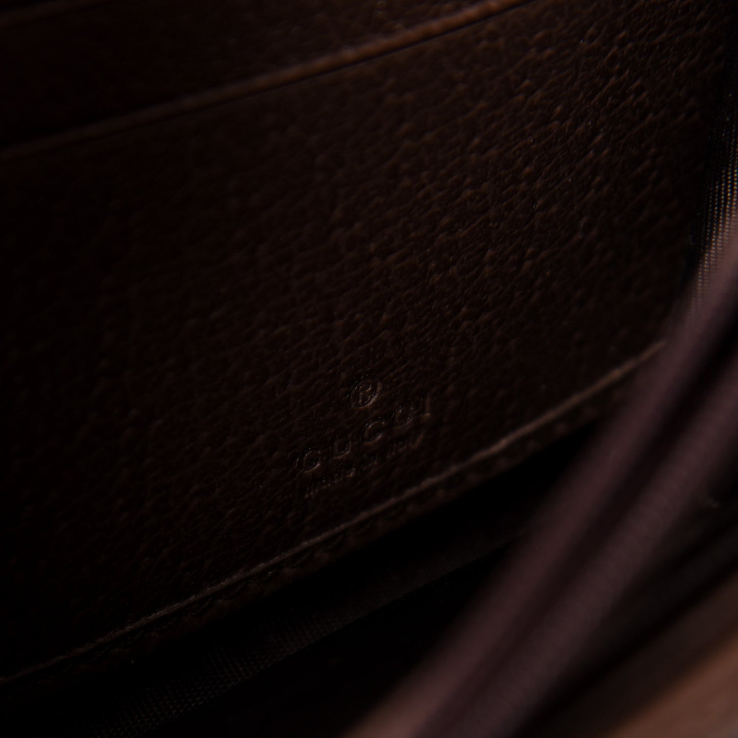 GG Supreme Monogram Web Ophidia Continental Wallet Brown