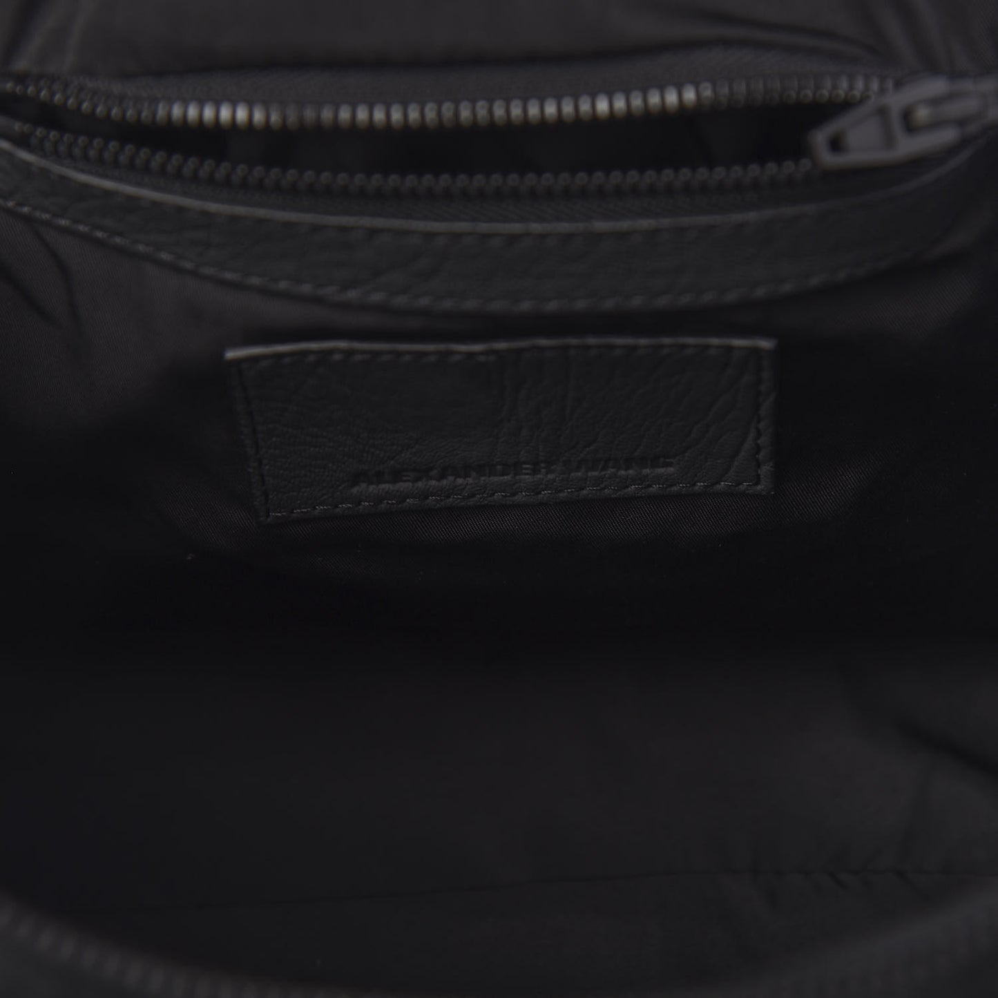 Pebbled Lambskin Rockie Black Iridescent Hardware