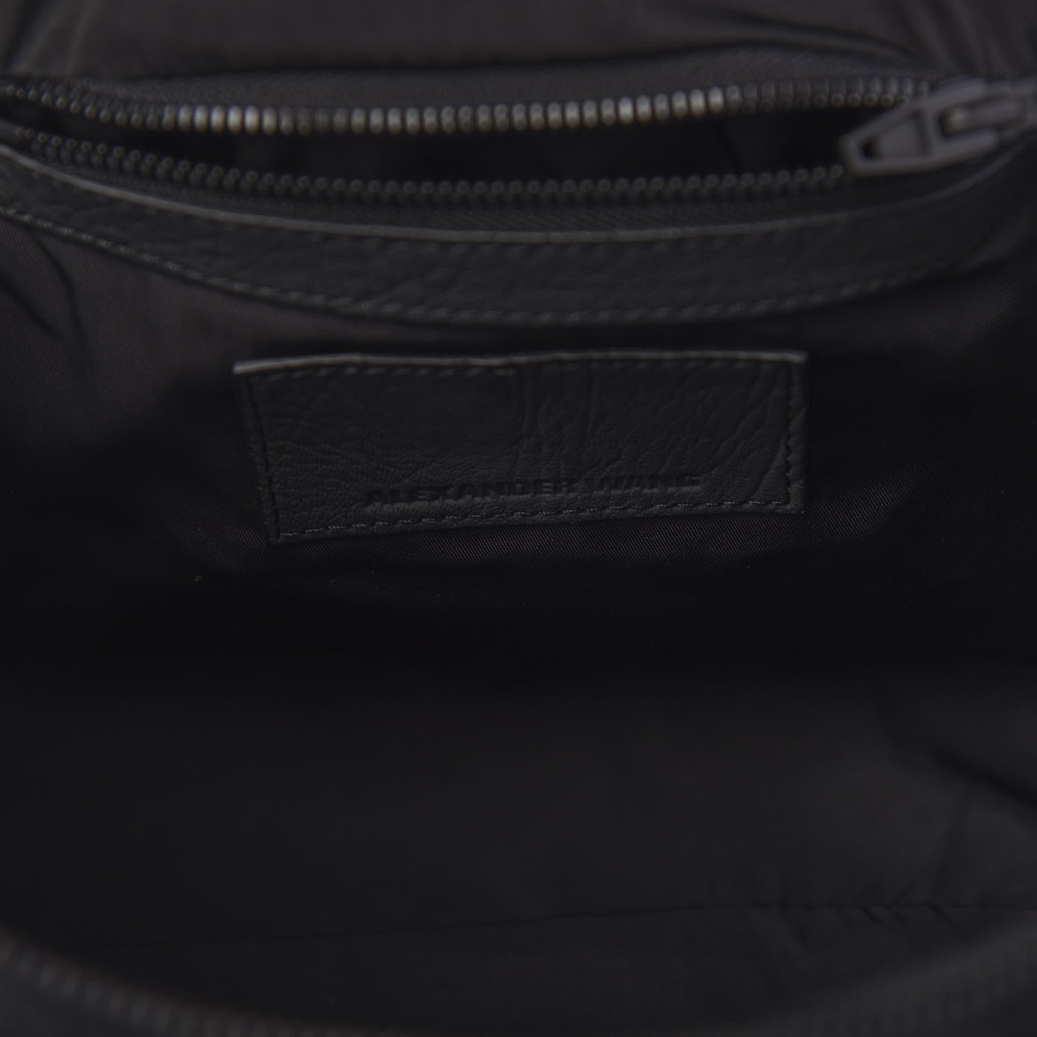 Alexander Wang Pebbled Lambskin Rockie Black Iridescent Hardware 8 of 10