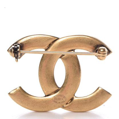Chanel Metal CC Brooch Gold 3 of 5