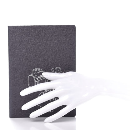 Louis Vuitton Taurillon Notebook MM Gris 2 of 6
