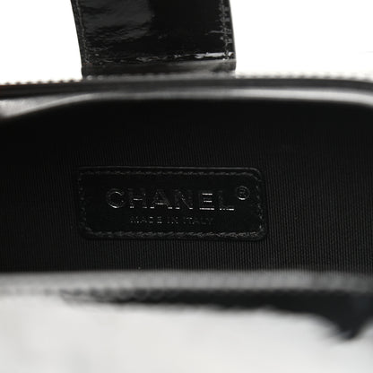 Chanel Glitter Patent Evening On The Moon Camera Case Silver 5 of 9