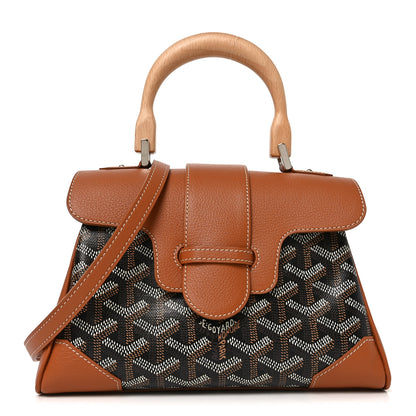 Goyard Goyardine Mini Saigon Black Gold 1 of 8