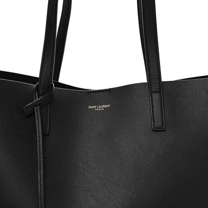 Saint Laurent Calfskin Large Shopping Tote Black 8 of 10