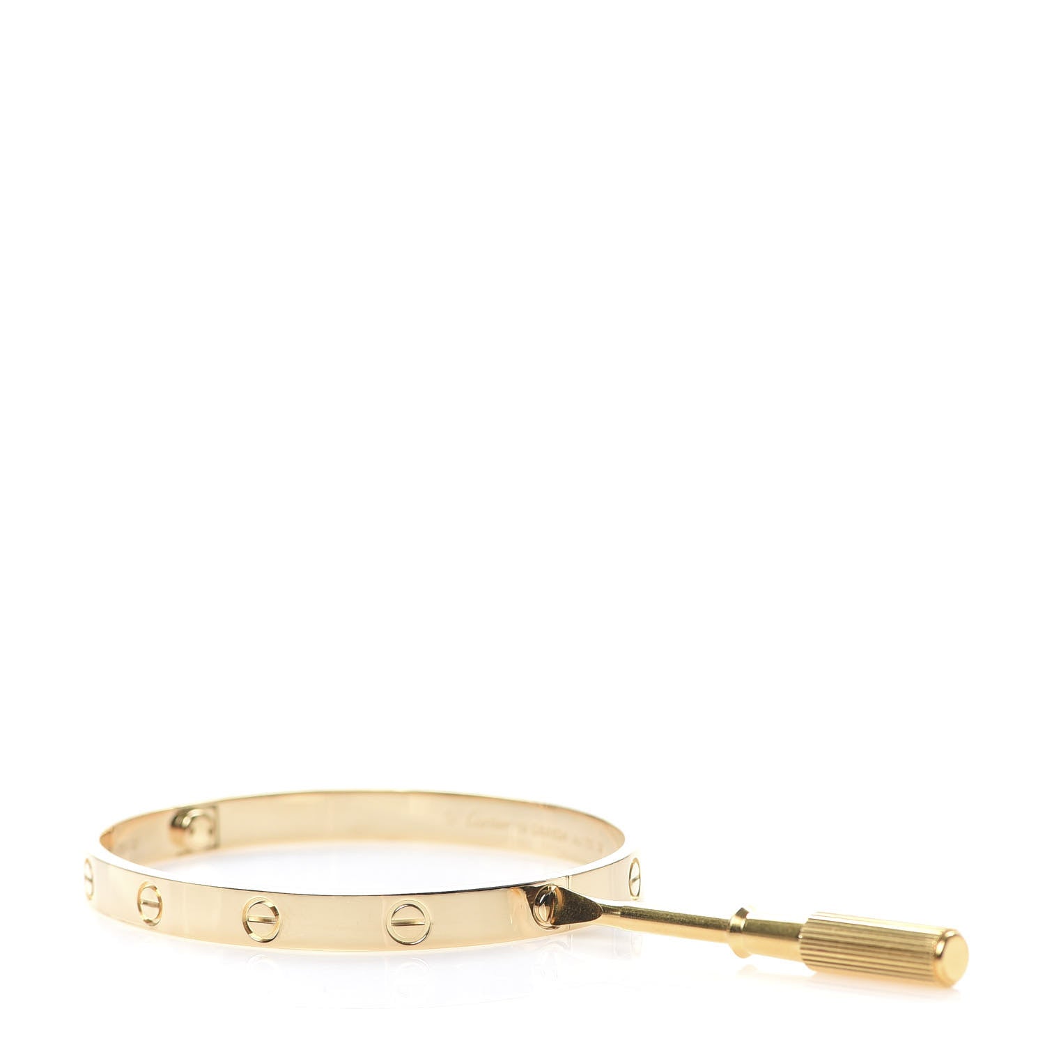 Cartier 18K Yellow Gold LOVE Bracelet 18 5 of 10