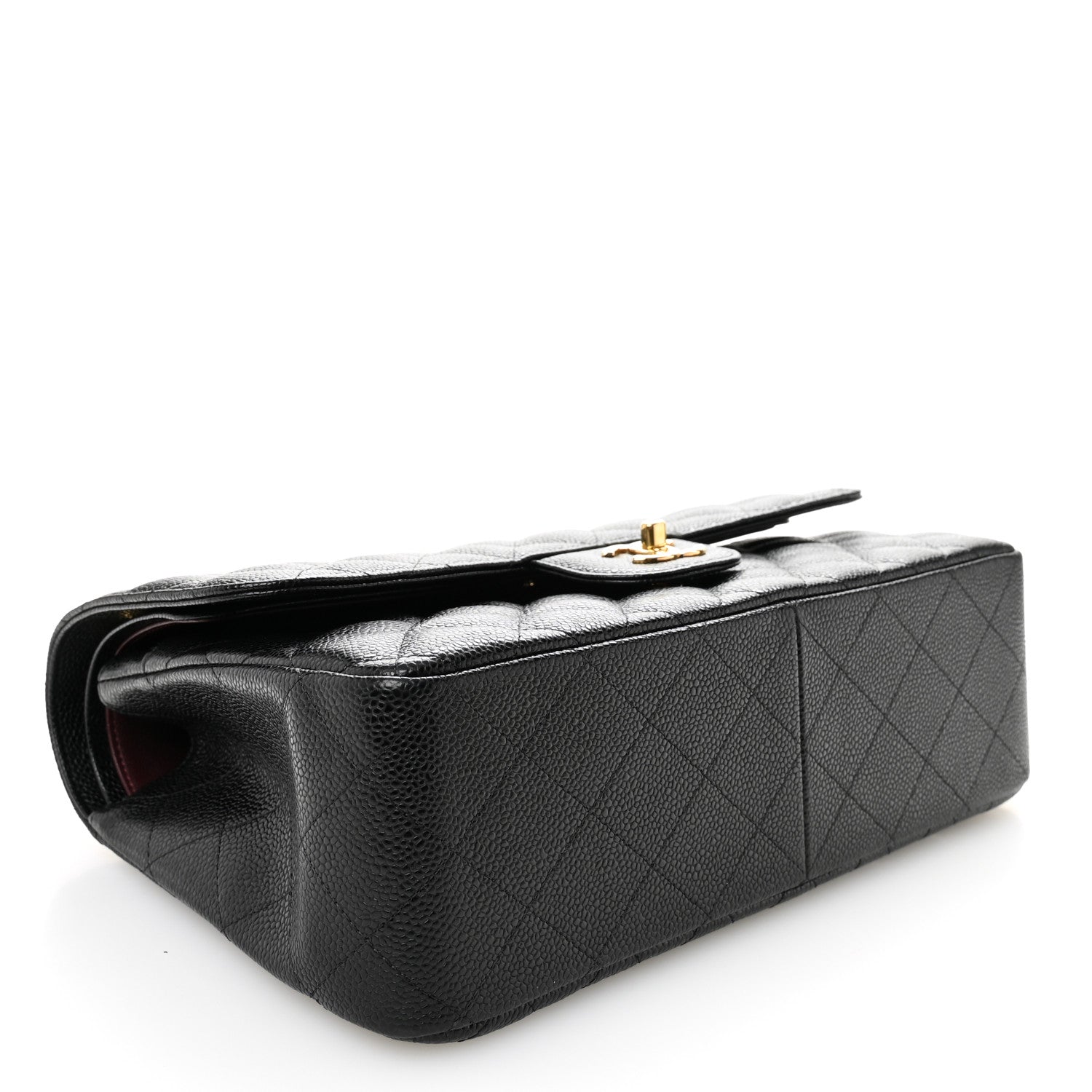 Chanel Caviar Quilted Jumbo Double Flap Black 4 of 11