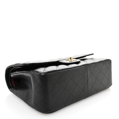 Chanel Caviar Quilted Jumbo Double Flap Black 4 of 11