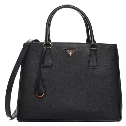 Prada Saffiano Lux Small Tote Nero Black 1 of 8