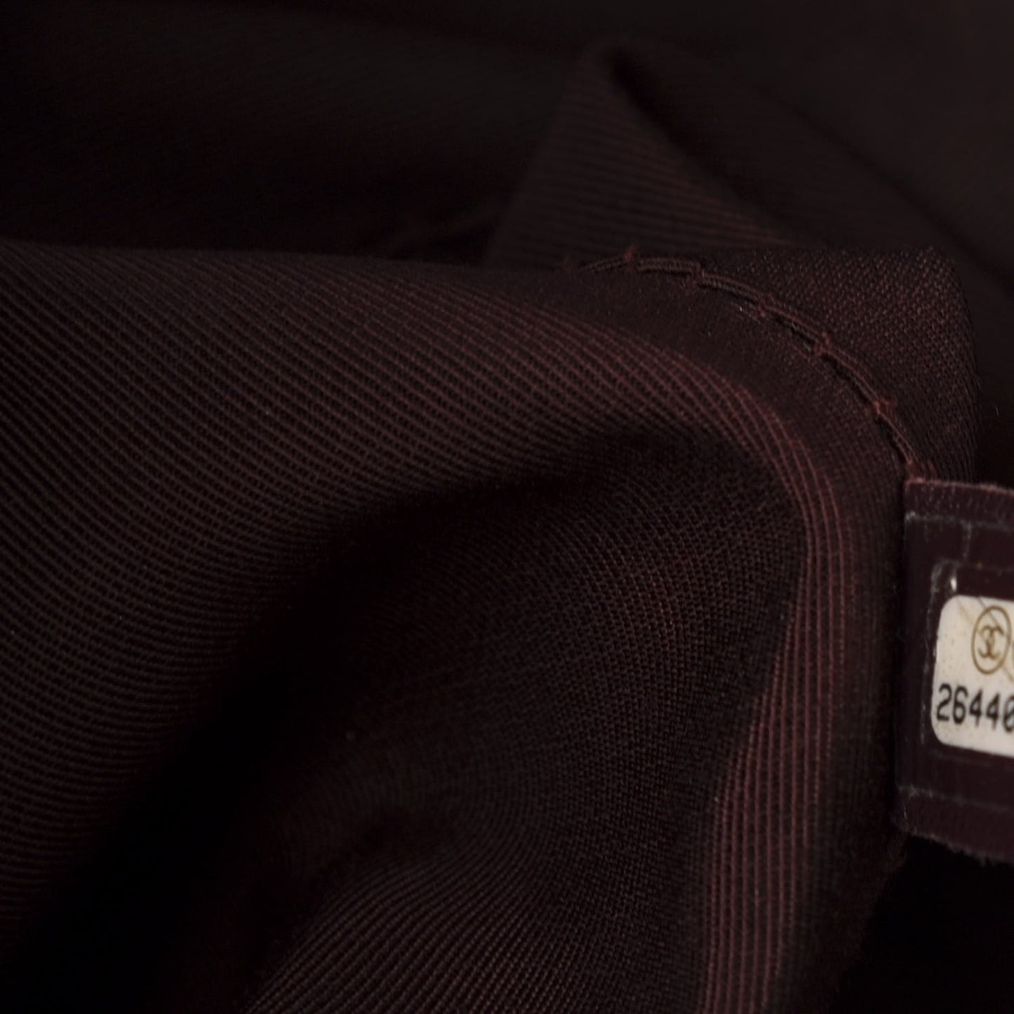 Calfskin Stitched Large Button Up Hobo Black