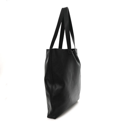 Gucci Calfskin Mens Logo Vertical Shopping Tote Black 3 of 10
