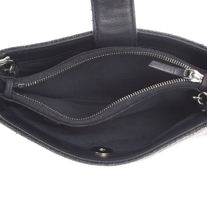 Chanel Canvas Deauville Phone Holder Crossbody Dark Blue 5 of 9