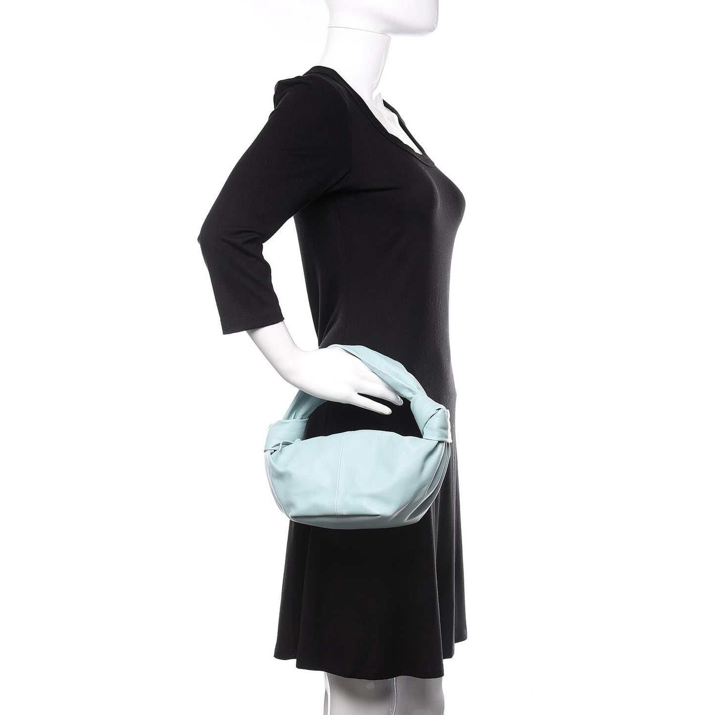 Calfskin Mini Double Knot Bag Spearmint
