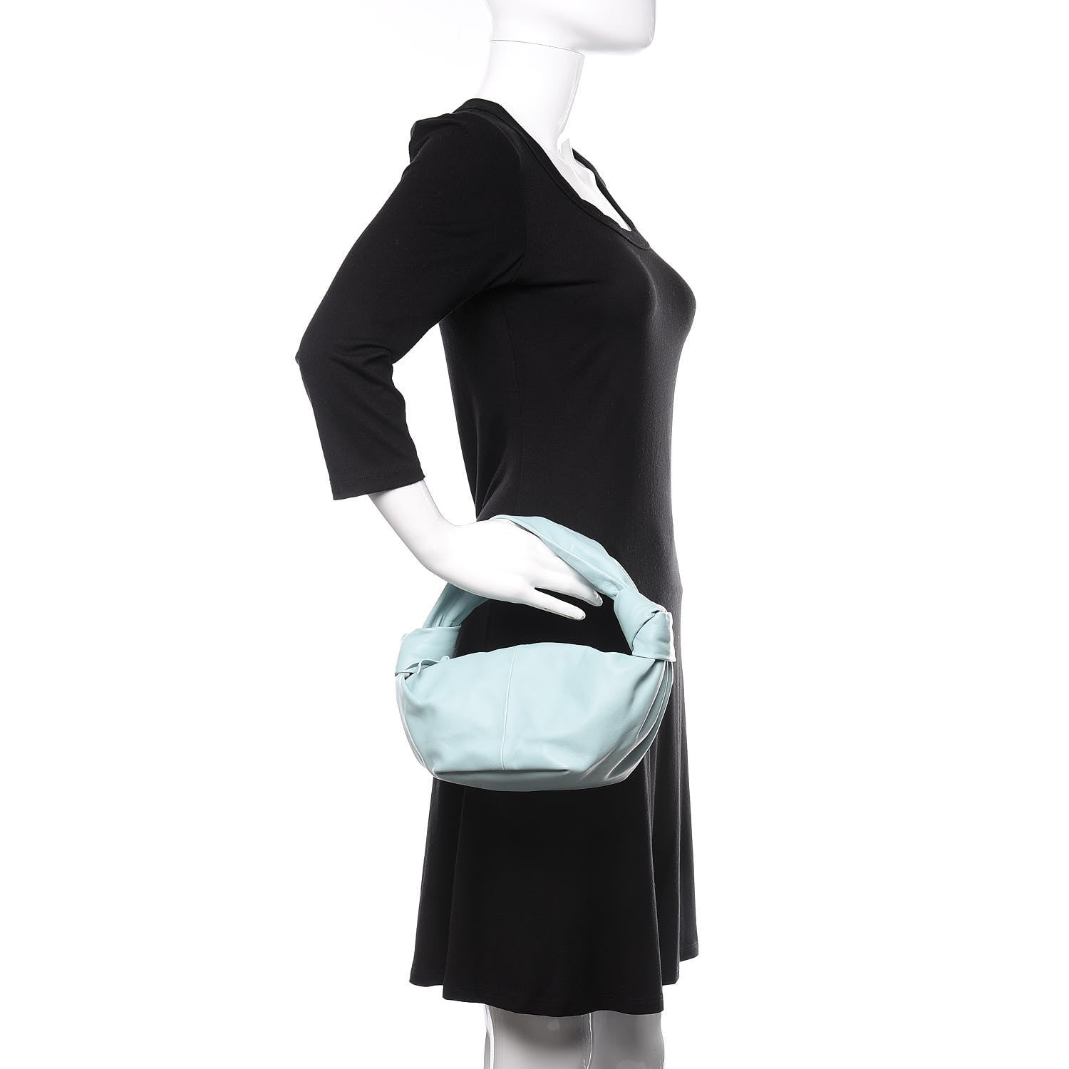 Bottega Veneta Calfskin Mini Double Knot Bag Spearmint 2 of 8