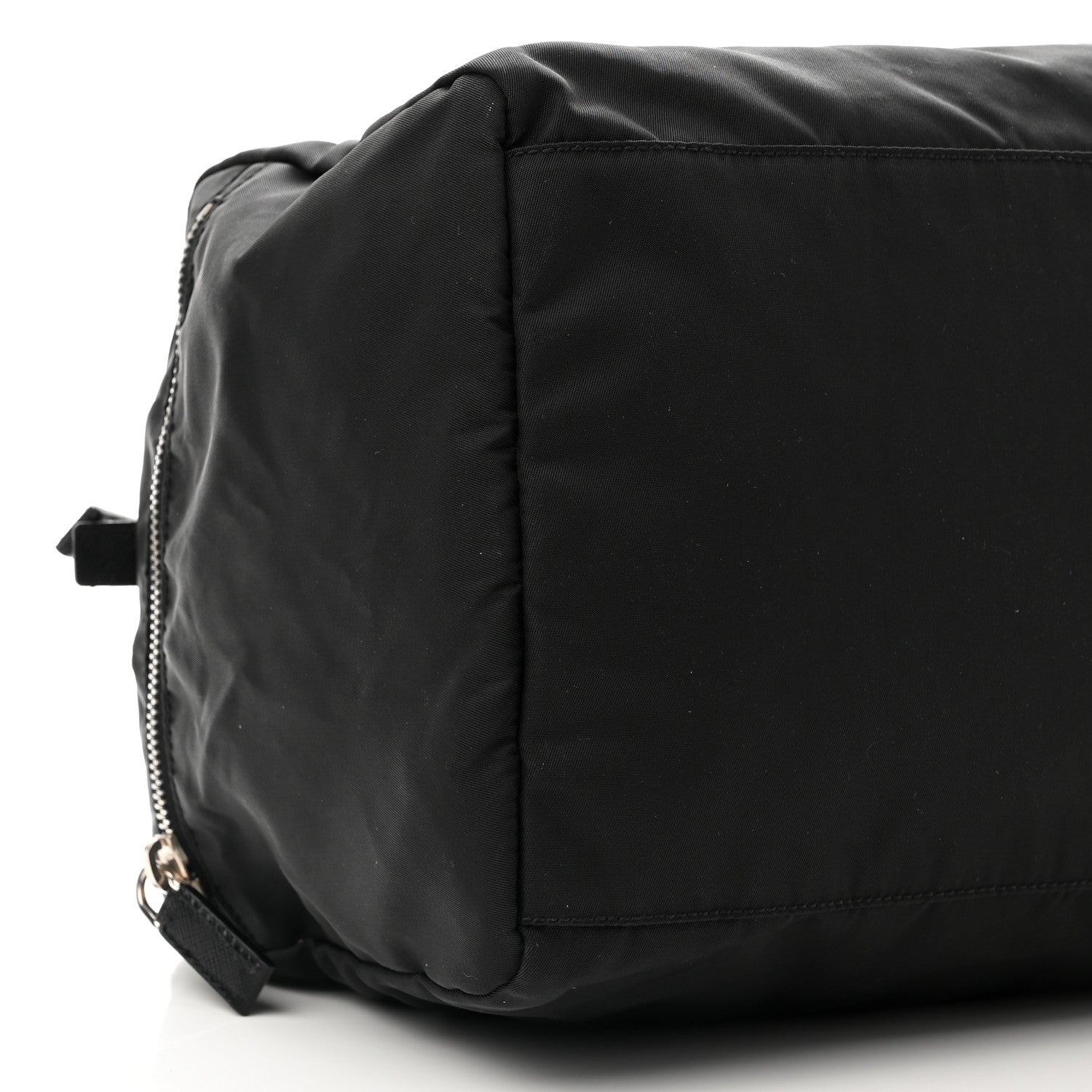 Prada Tessuto Nylon Saffiano Duffel Black 8 of 11