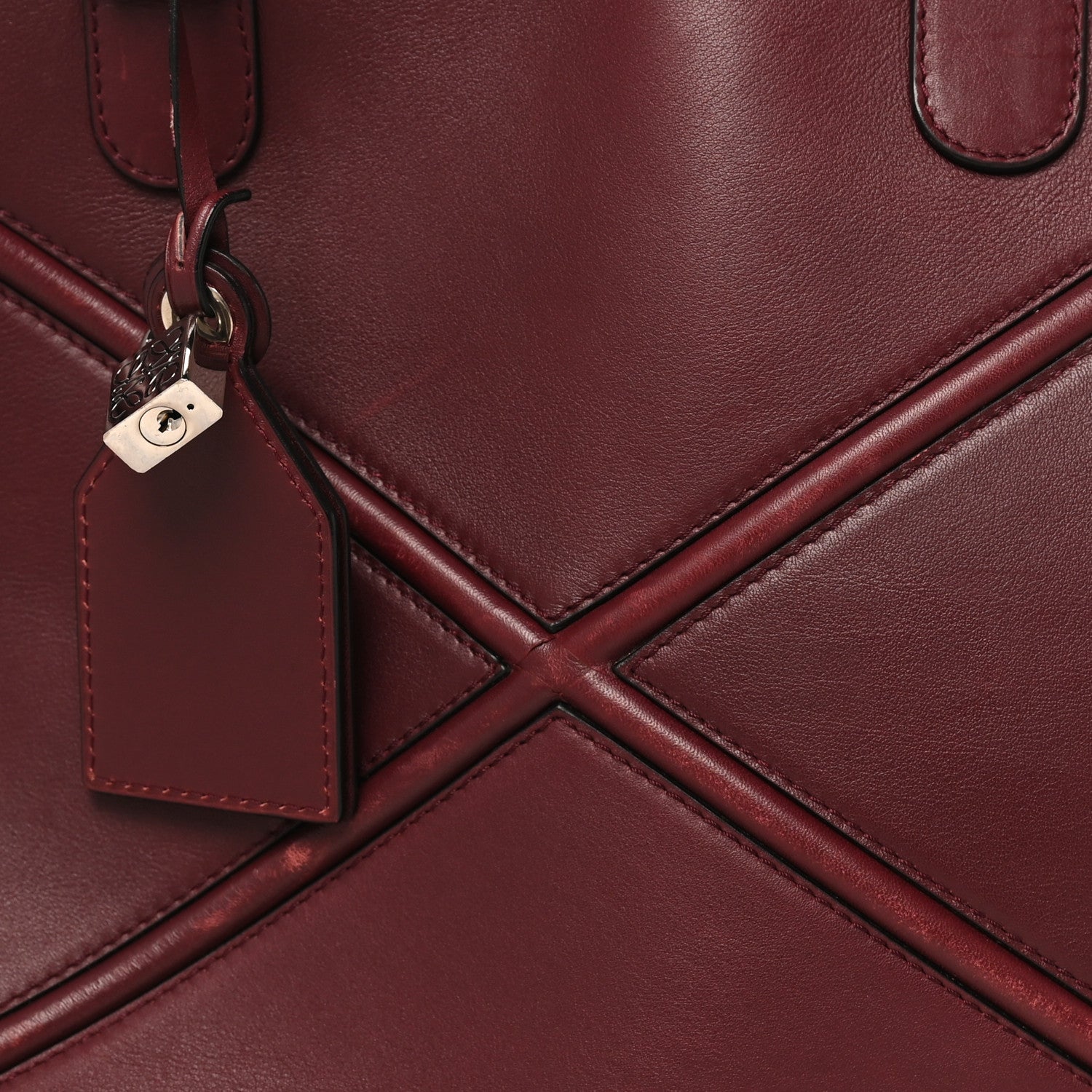 Loewe Calfskin Travel Bag Burgundy 6 of 10