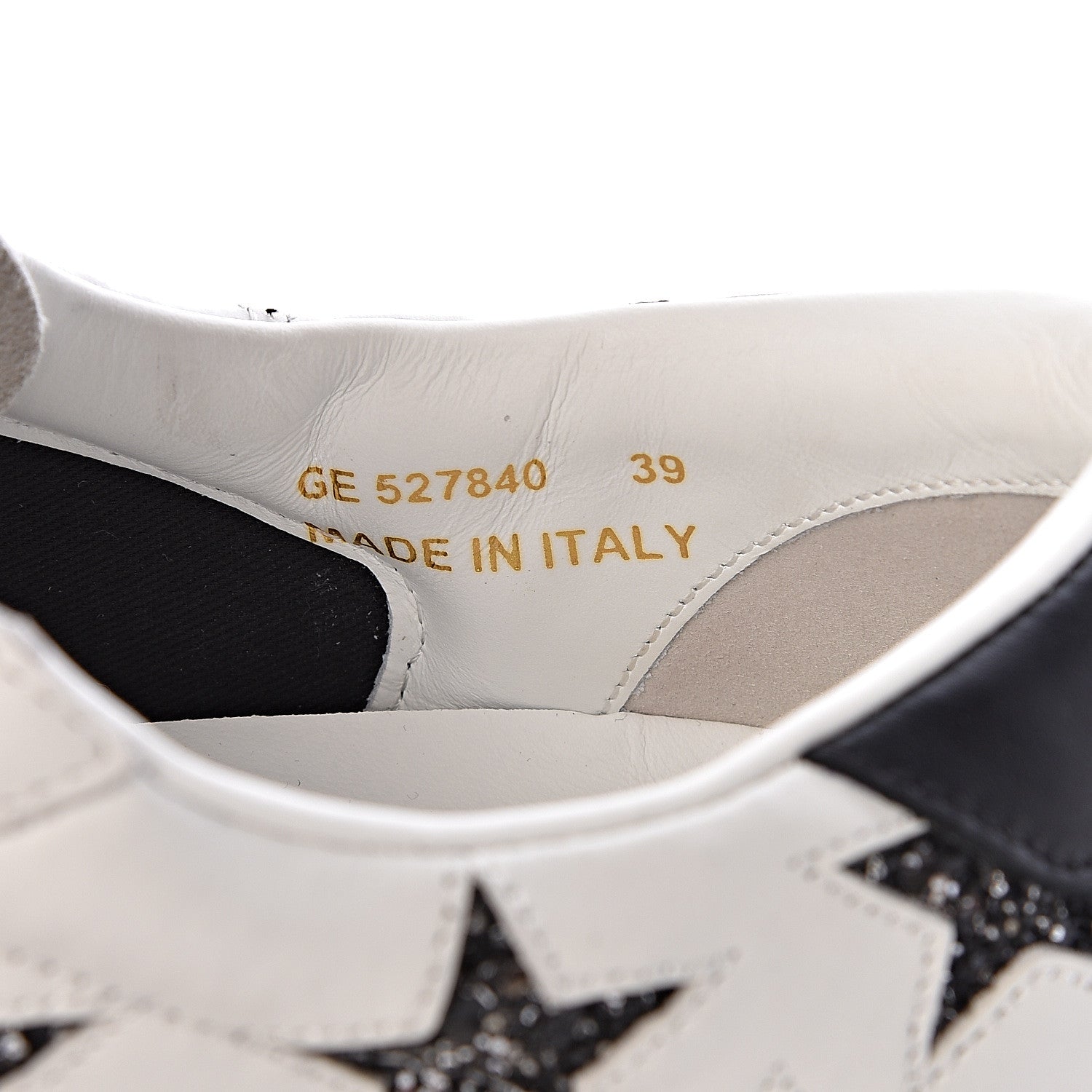 Saint Laurent Calfskin Star Court Sneakers 39 White Argent 6 of 9