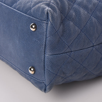 Chanel Caviar Quilted French Riviera Hobo Blue 9 of 10