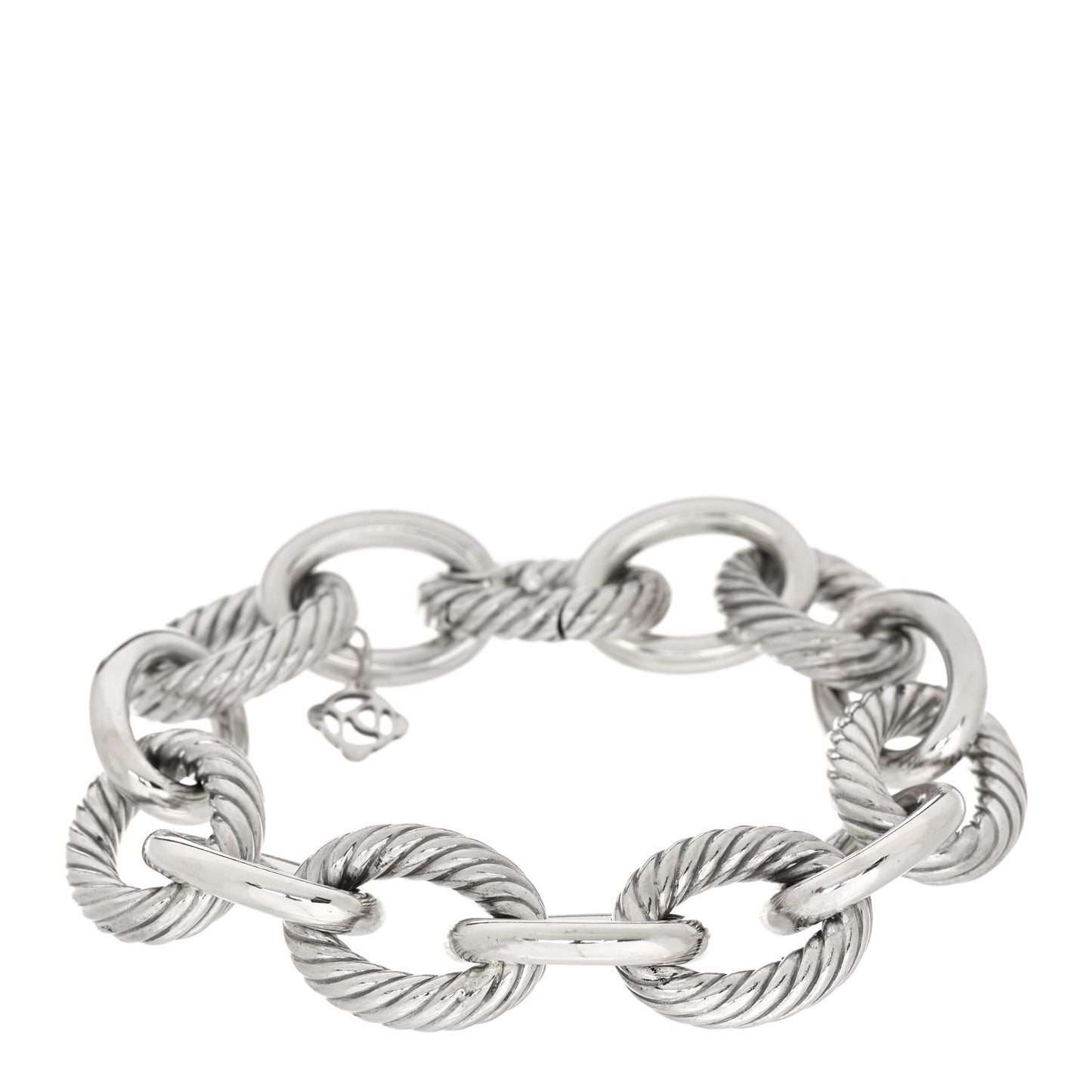 Sterling Silver 17mm Extra Large Oval Link Bracelet
