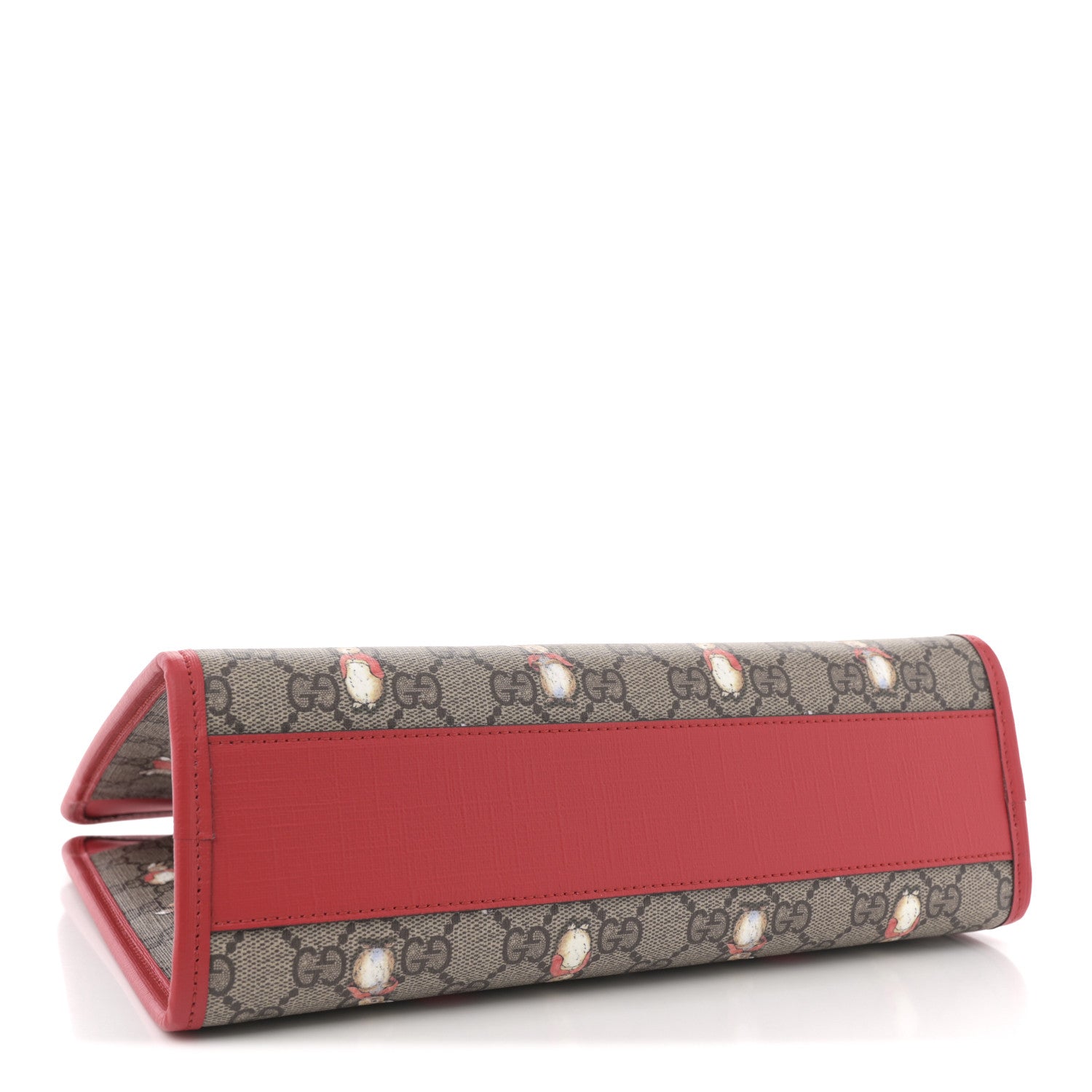 Gucci X Peter Rabbit GG Supreme Monogram Rabbit Apple Childrens Tote Beige Ebony Multicolor Bright Hibiscus 3 of 9