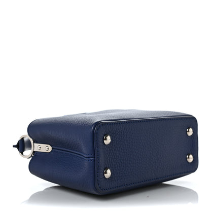 Louis Vuitton Taurillon Capucines Mini Blue 4 of 8