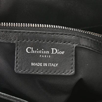 Christian Dior Lambskin Cannage Small Lock Tote Black 5 of 7