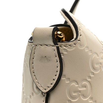 Gucci Guccissima Linea A Foldover Tote Off White 12 of 18