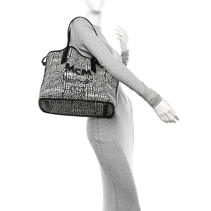 MCM Visetos Medium Liz Reversible Shopper Tote Black 2 of 29