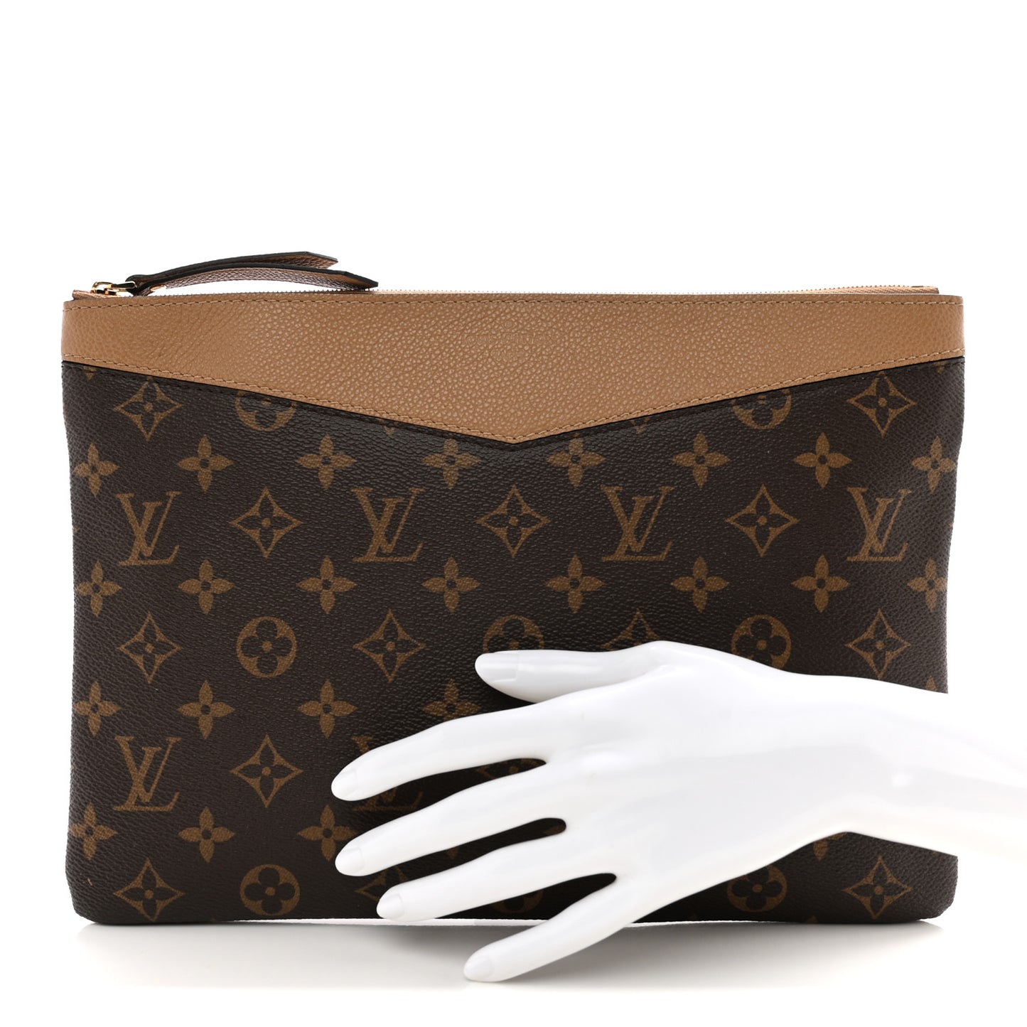 LOUIS VUITTON Monogram Daily Pouch Sesame