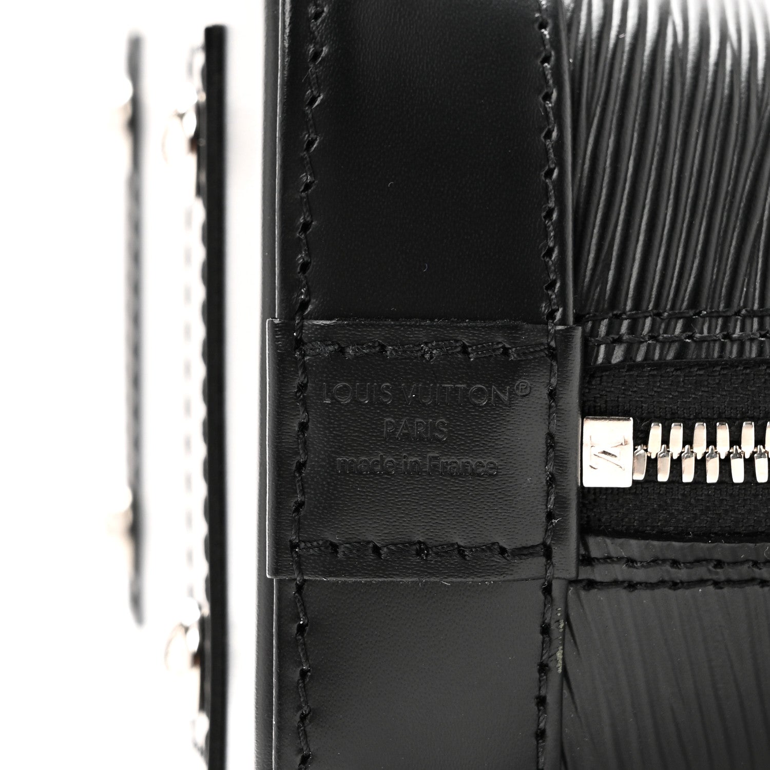 Louis Vuitton Epi Alma BB Black 6 of 10