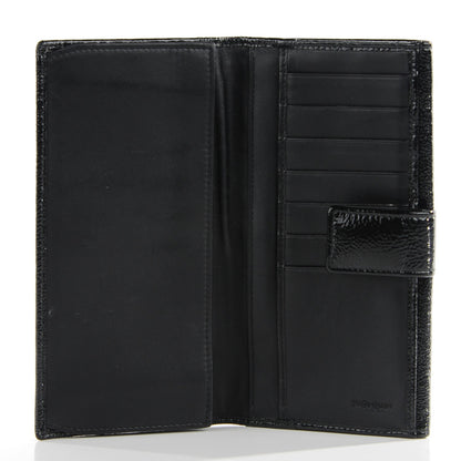 Saint Laurent Textured Patent Belle de Jour Wallet Black 7 of 13