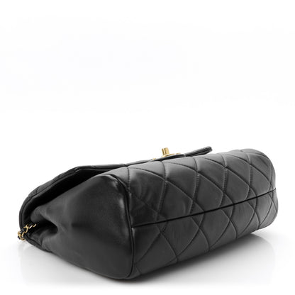 Chanel Lambskin Quilted Side Flap Black 4 of 10
