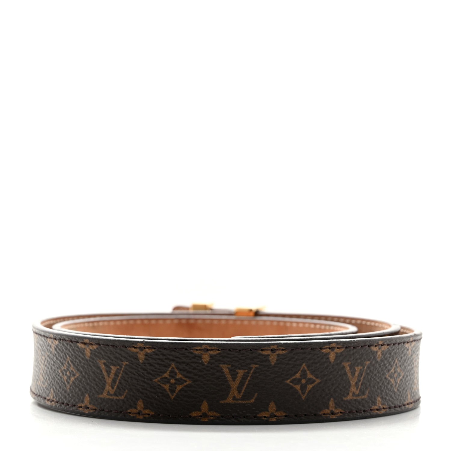 Louis Vuitton Mini Monogram 25mm LV Initiales Belt 80 32 2 of 7