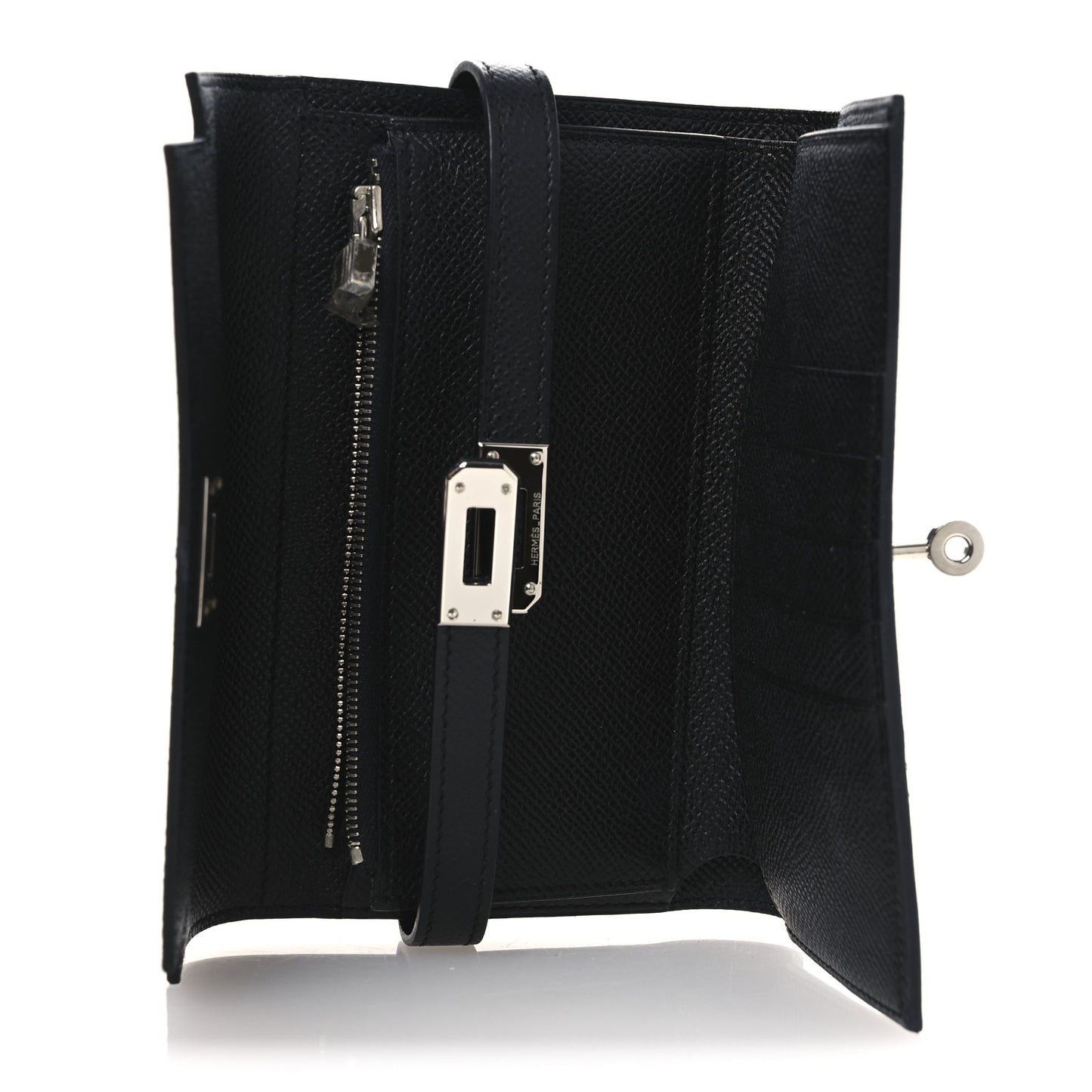 Epsom Medium Kelly Wallet Black