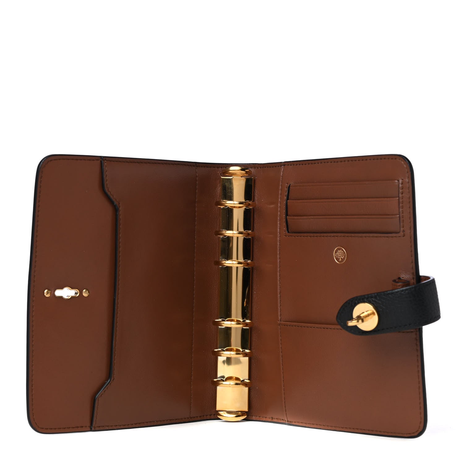Mulberry Natural Grain Calfskin Postman's Lock Agenda 4 of 4