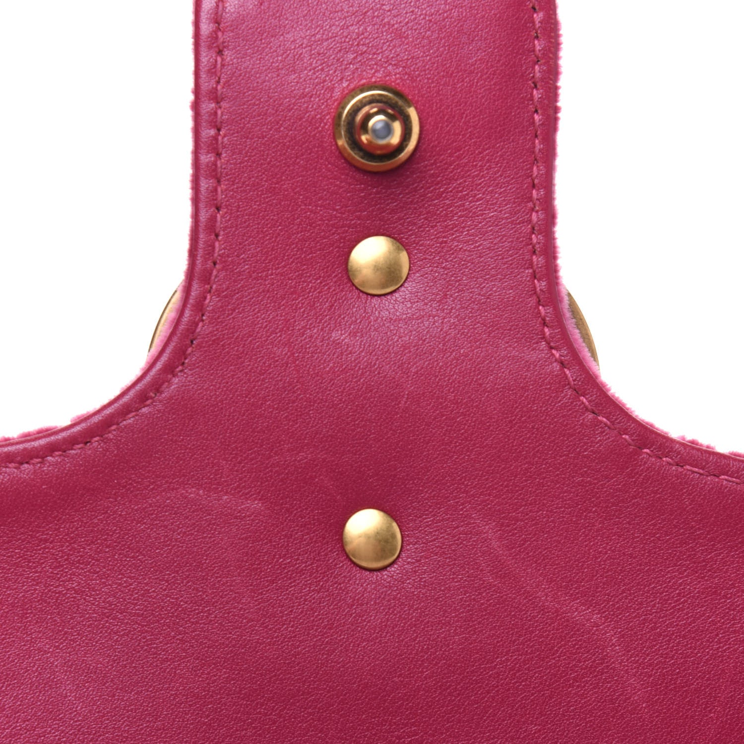 Gucci Velvet Matelasse Small GG Marmont Shoulder Bag Light Raspberry Rose 10 of 20