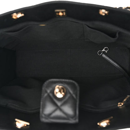 Chanel Caviar Quilted Large Shopping Tote Black 5 of 11
