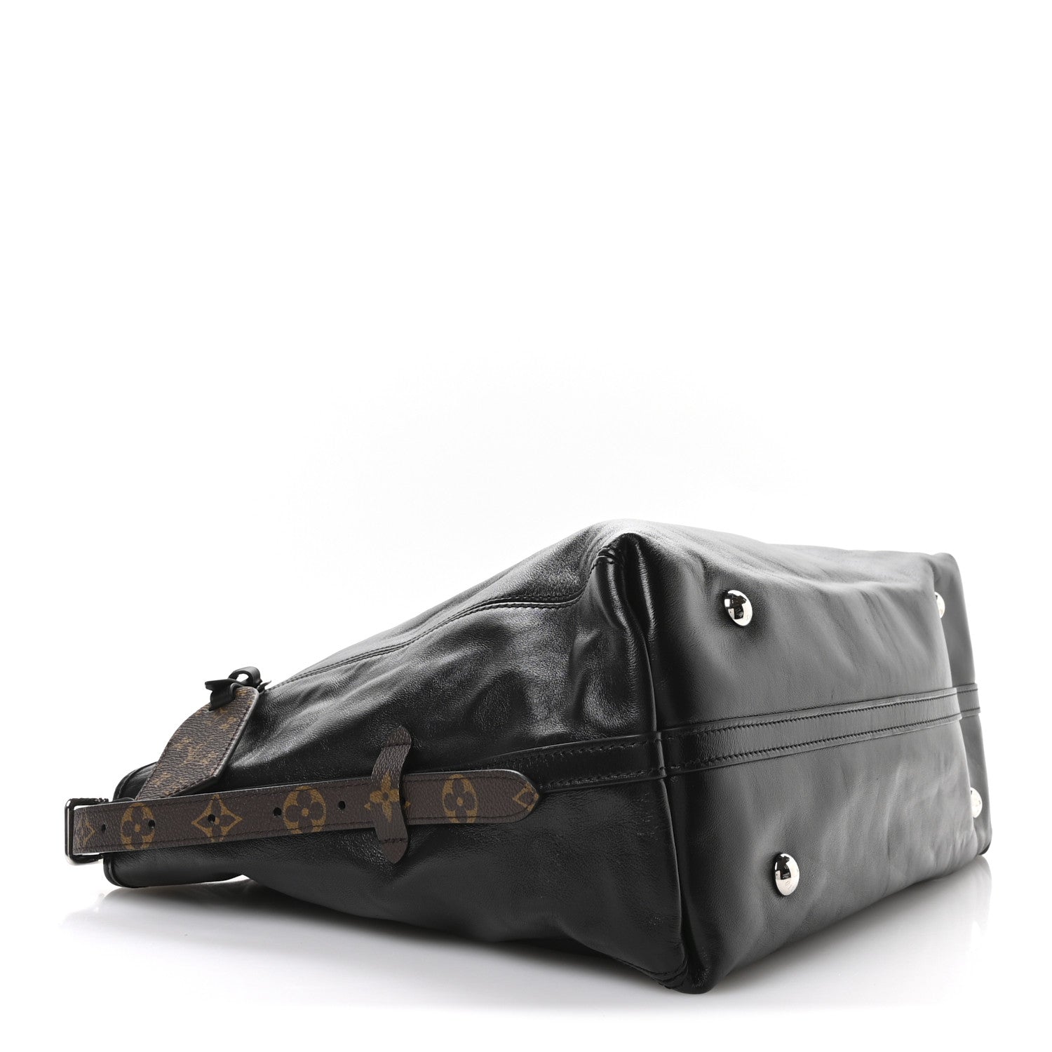Louis Vuitton Lambskin CarryAll Vibe MM Black 5 of 10