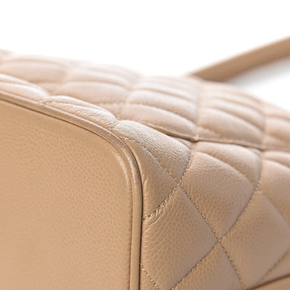 Chanel Caviar Quilted Medallion Tote Beige 18 of 21