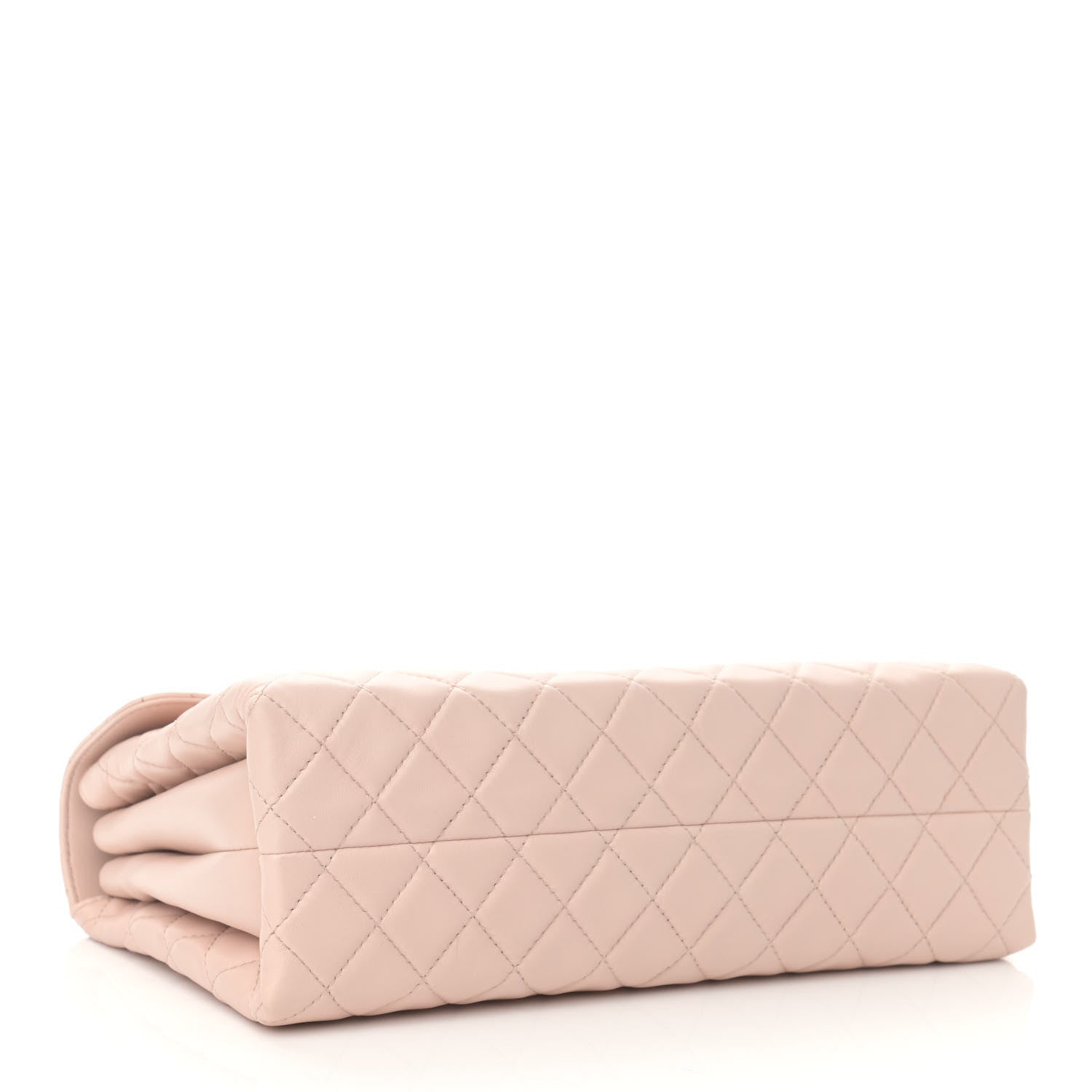 Chanel Lambskin Quilted Jumbo Chanel by 4 Flap Light Beige 4 of 15