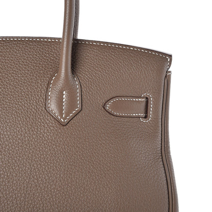 Hermes Togo Birkin 30 Etoupe 32 of 36
