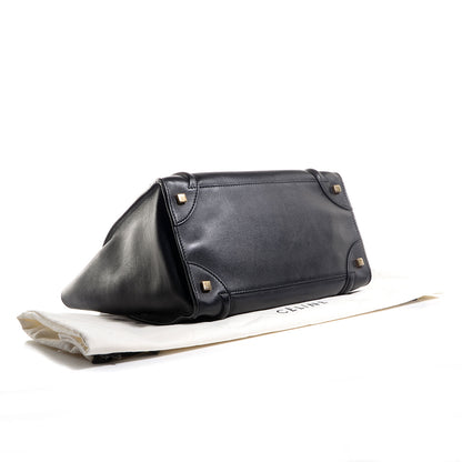 Celine Smooth Calfskin Mini Luggage Black 4 of 8