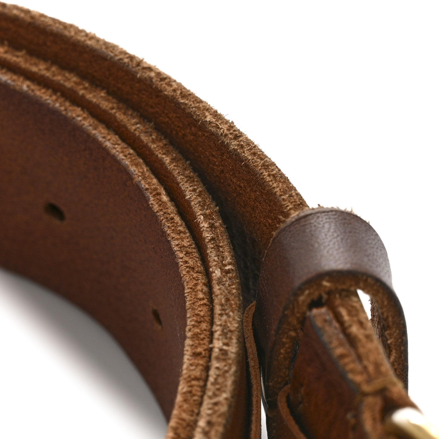 Gucci Faded Calfskin Double G 40mm Belt 80 32 Cuir 7 of 7