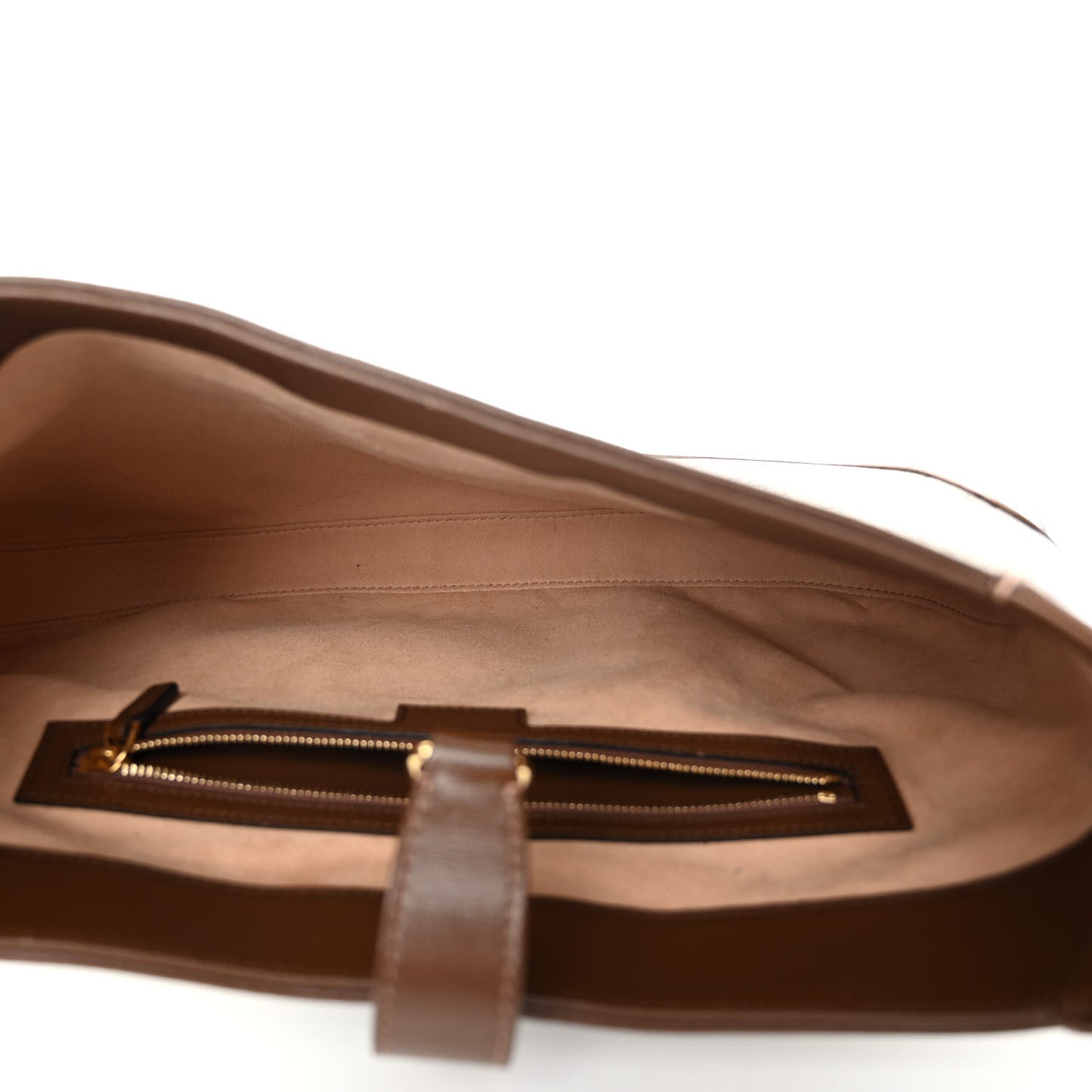 GG Supreme Monogram Azalea Calfskin Web Medium Jackie 1961 Hobo Beige Ebony Brown Sugar