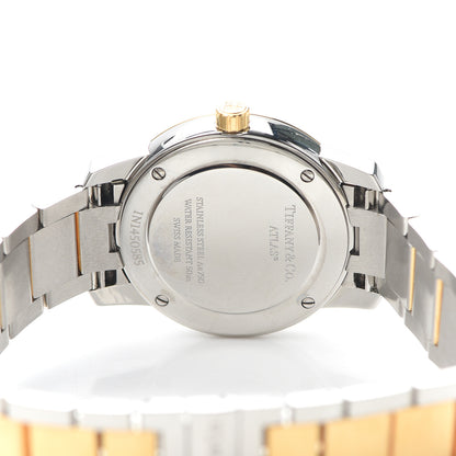 Tiffany Stainless Steel 18K Yellow Gold 29mm Atlas 2-Hand Quartz Watch 4 of 6